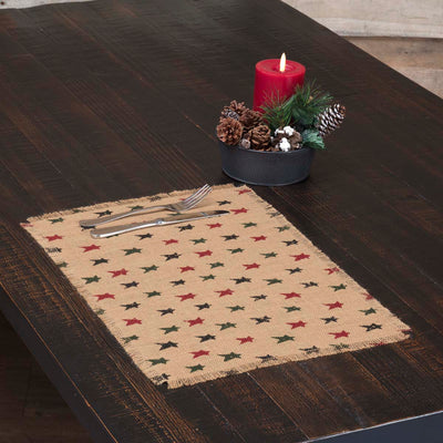 💙 Set of 6 Americana Star Jute Placemats