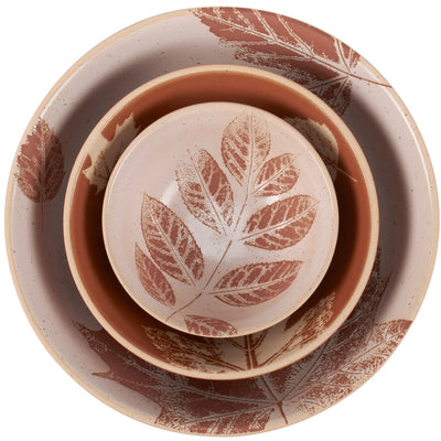 Set of 3 Fall Leaves Bowl Set