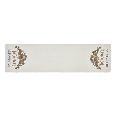 Autumn Blessings 48" Fall Table Runner