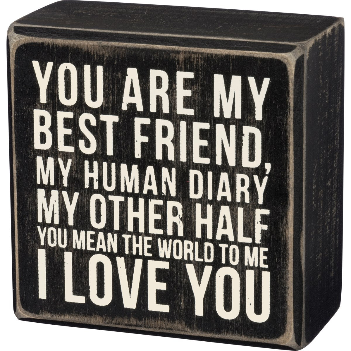 Surprise Me Sale 🤭 Best Friend I Love You 3.5" Mini Box Sign