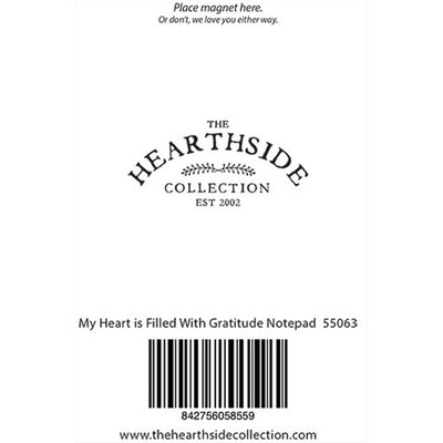 My Heart is Filled With Gratitude Floral Pumpkin Notepad