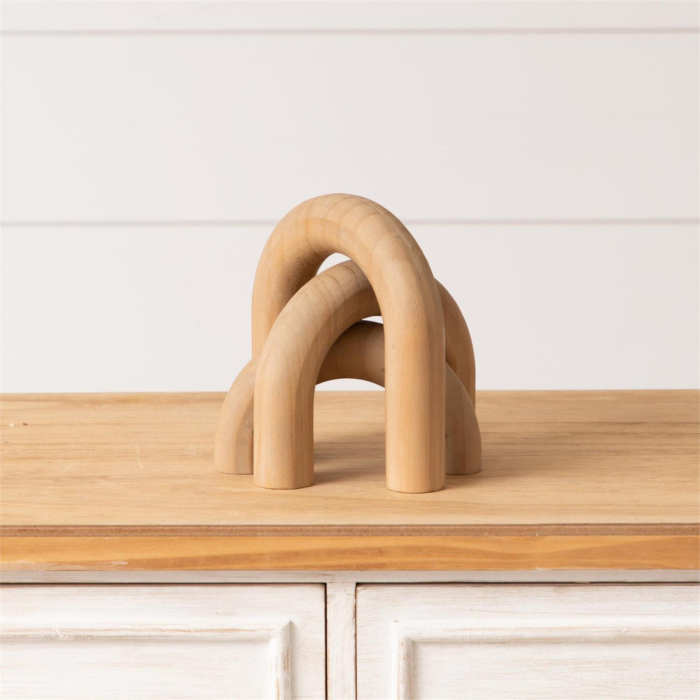 Abstract Wooded Arches Set of 3