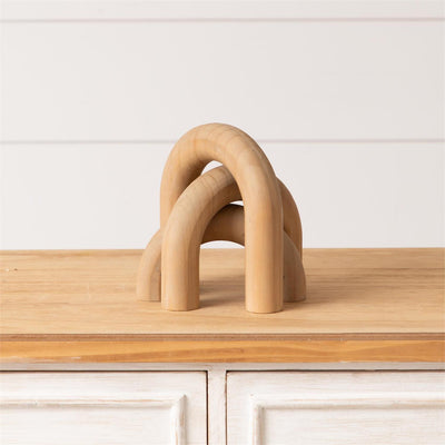 Abstract Wooded Arches Set of 3