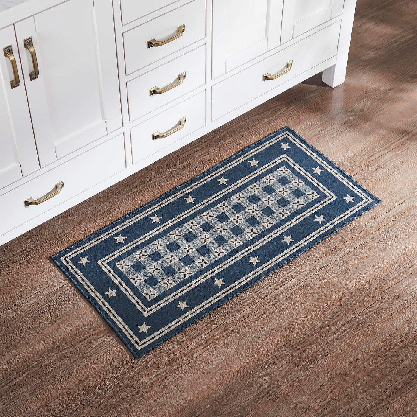 My Country Indoor/Outdoor Rectangular Rug 17" x 36"