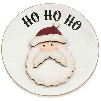 💙 Ho Ho Ho Santa Circle 4" Easel Sign