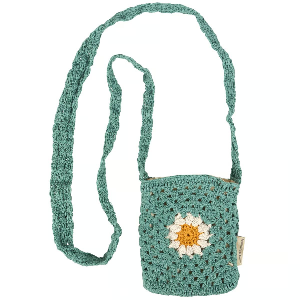 Daisy Crochet Crossbody Bag