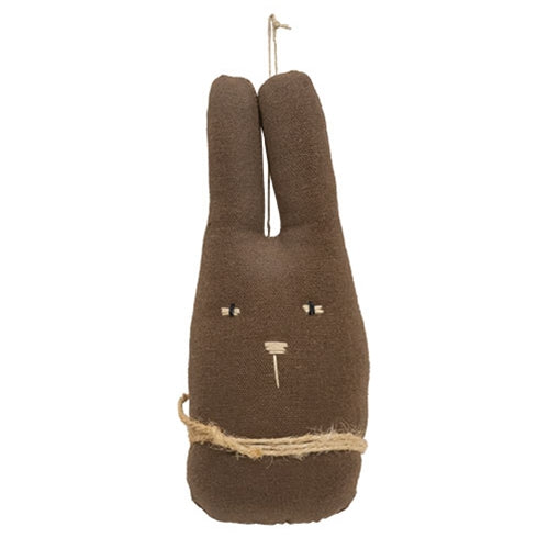 Set of 3 Fabric Rabbit Head Ornaments