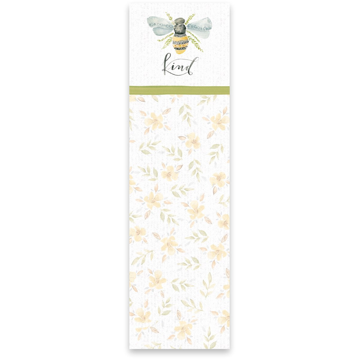 Bee Kind Floral Magnetic List Pad