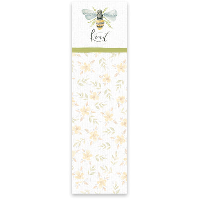 Bee Kind Floral Magnetic List Pad