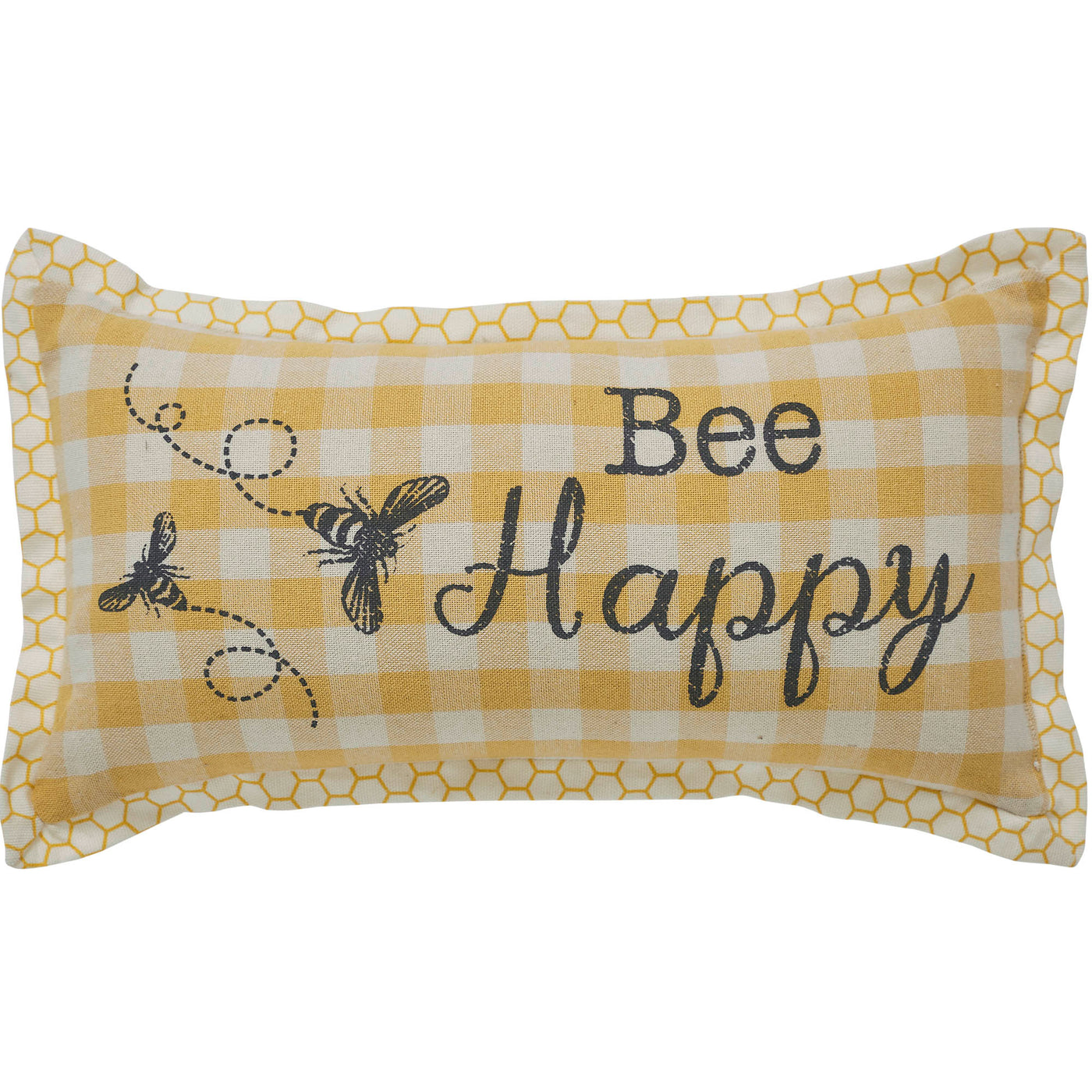 Buzzy Bees Bee Happy Small Accent Pillow