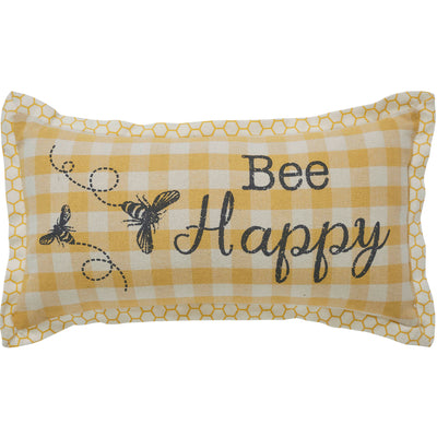 Buzzy Bees Bee Happy Small Accent Pillow