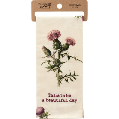 Thistle Be A Beautiful Day Kitchen Towel