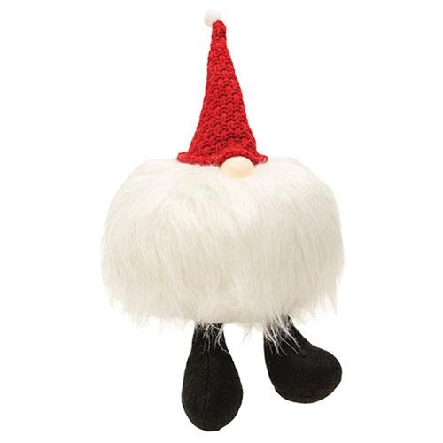 Chubby Santa Gnome with Red Hat Figure