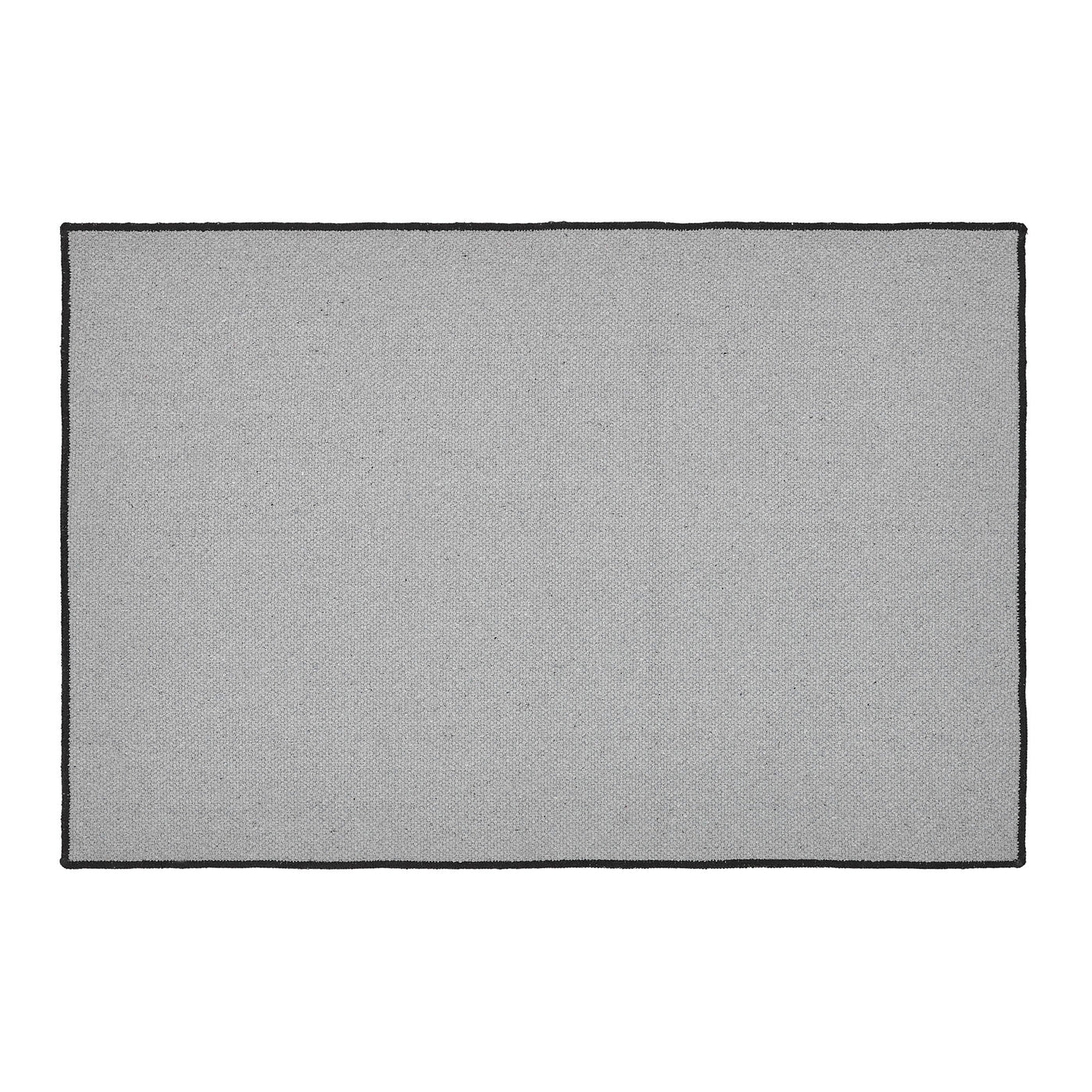 Black Check Welcome Indoor/Outdoor 24" x 36" Rug