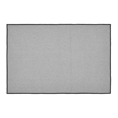 Black Check Welcome Indoor/Outdoor 24" x 36" Rug