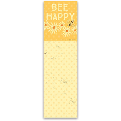 Bee Happy Daisies and Dots Magnetic List Pad