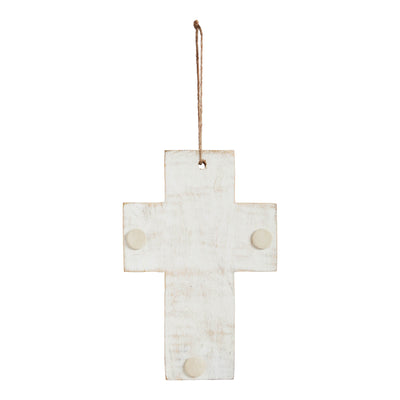 Wooden Cross Hanging Ornament