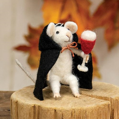 💙 Halloween Vampire Mouse Felt Ornament