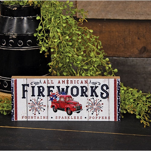 All American Fireworks Shelf Sitter Block