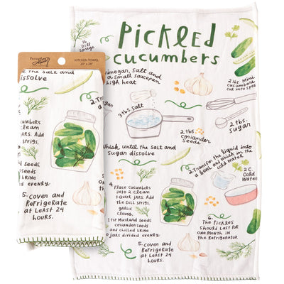 Pickled Cucumbers Recipe Kitchen Towel