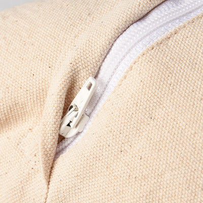 Natural Grasses Embroidered Cottage Accent Pillow