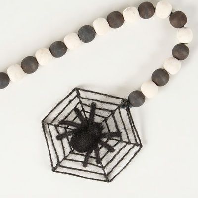 💙 Spider Web Beaded Halloween Garland