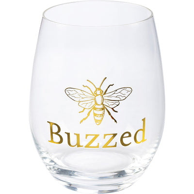 Buzzed Bee Stemless Wine Glass