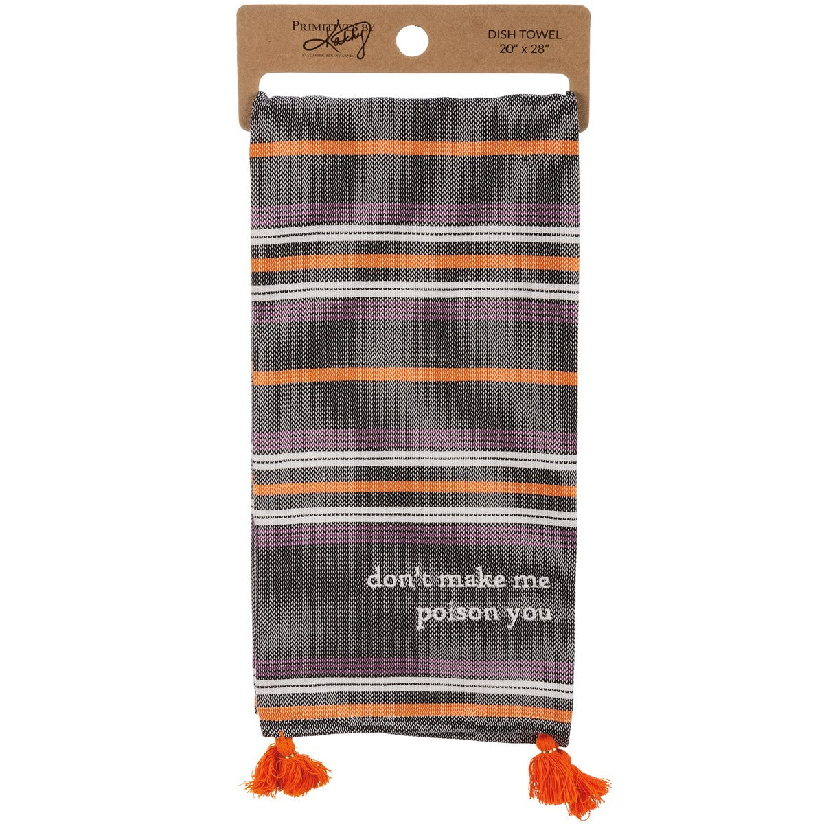 Don't Make Me Poison You Kitchen Towel
