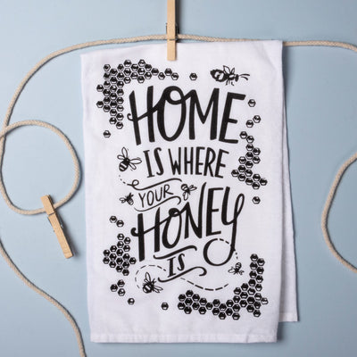 Home Is Where Your Honey Is Kitchen Towel