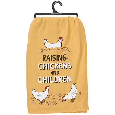 💙 Raising Chickens and Children Kitchen Towel