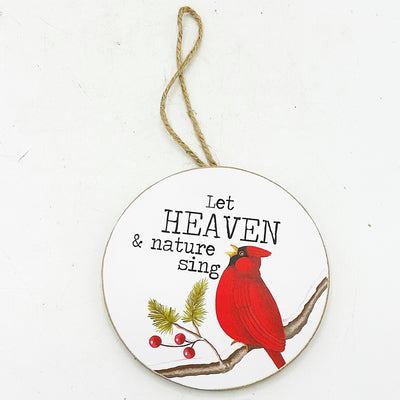 💙 Cardinal Ornament Let Heaven and Nature Sing