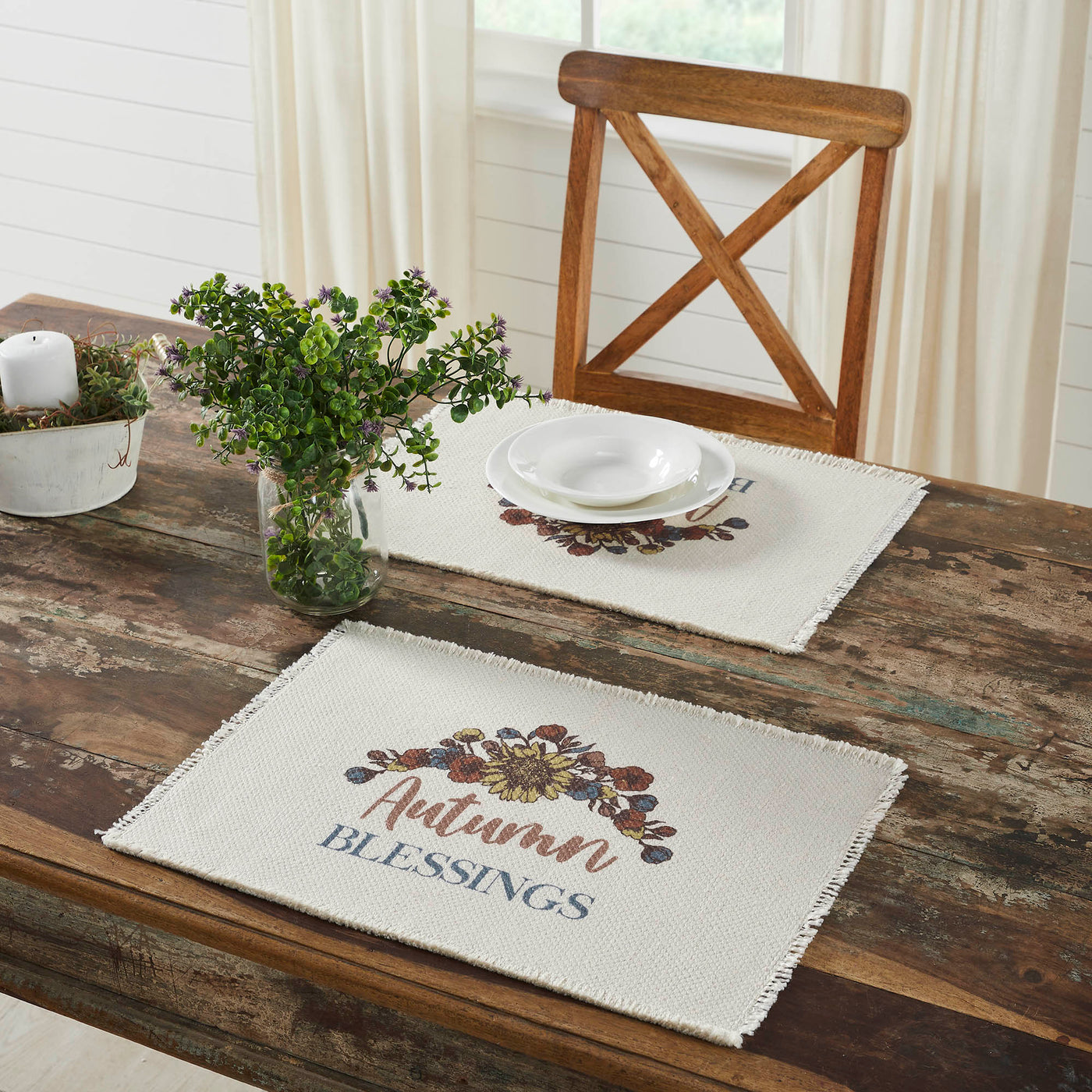 Set of 2 Autumn Blessings Placemats