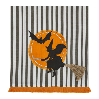 🧙‍♀️✨ 7 WITCHY DAYS DAY 1 Witching Hour Spooky Halloween Kitchen Dish Towel