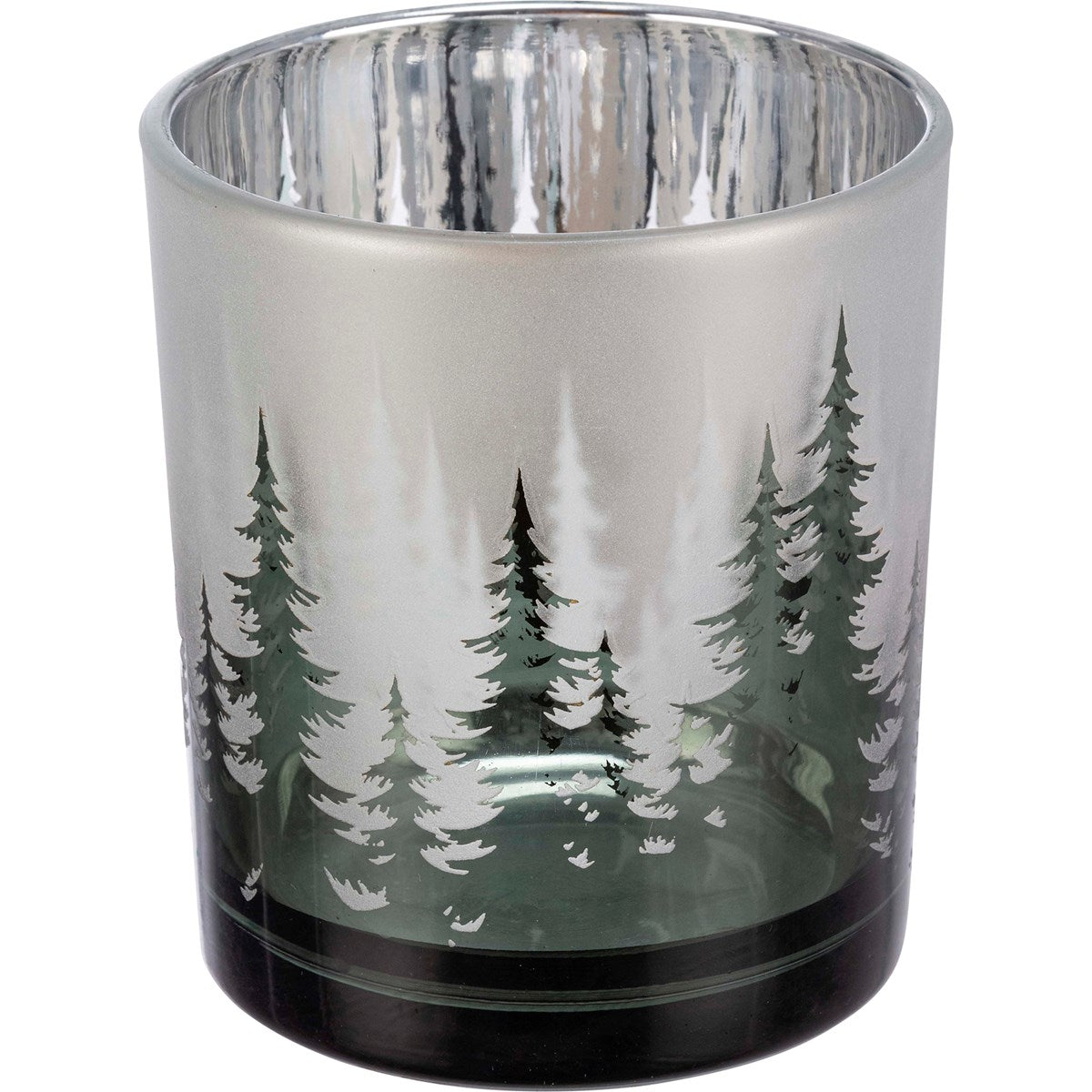 Set of 3 Winter Trees Candle Holders