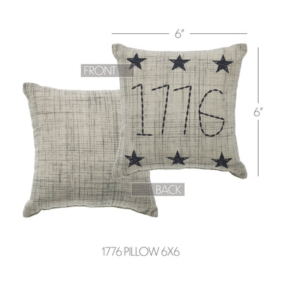 1776 Mini Primitive Accent 6" Pillow