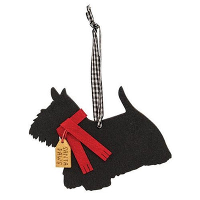 💙 Santa Paws Scottie Dog Ornament