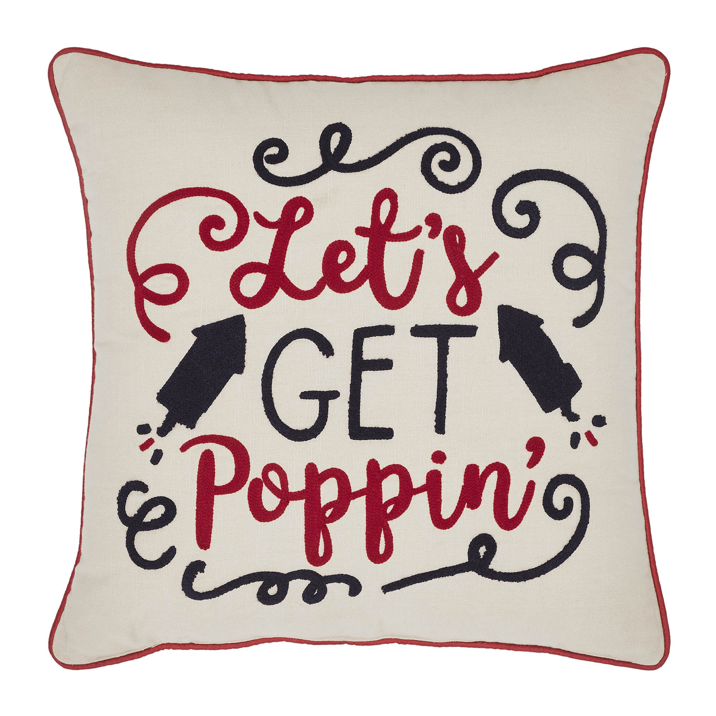 Let's Get Poppin 18" Accent Pillow