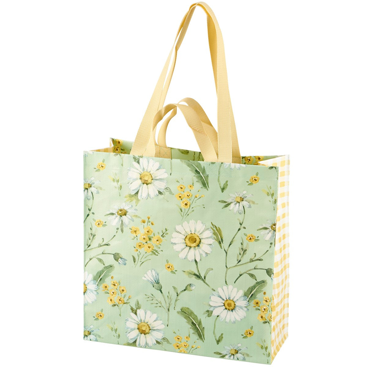 💙 Green Daisy Market Tote Bag