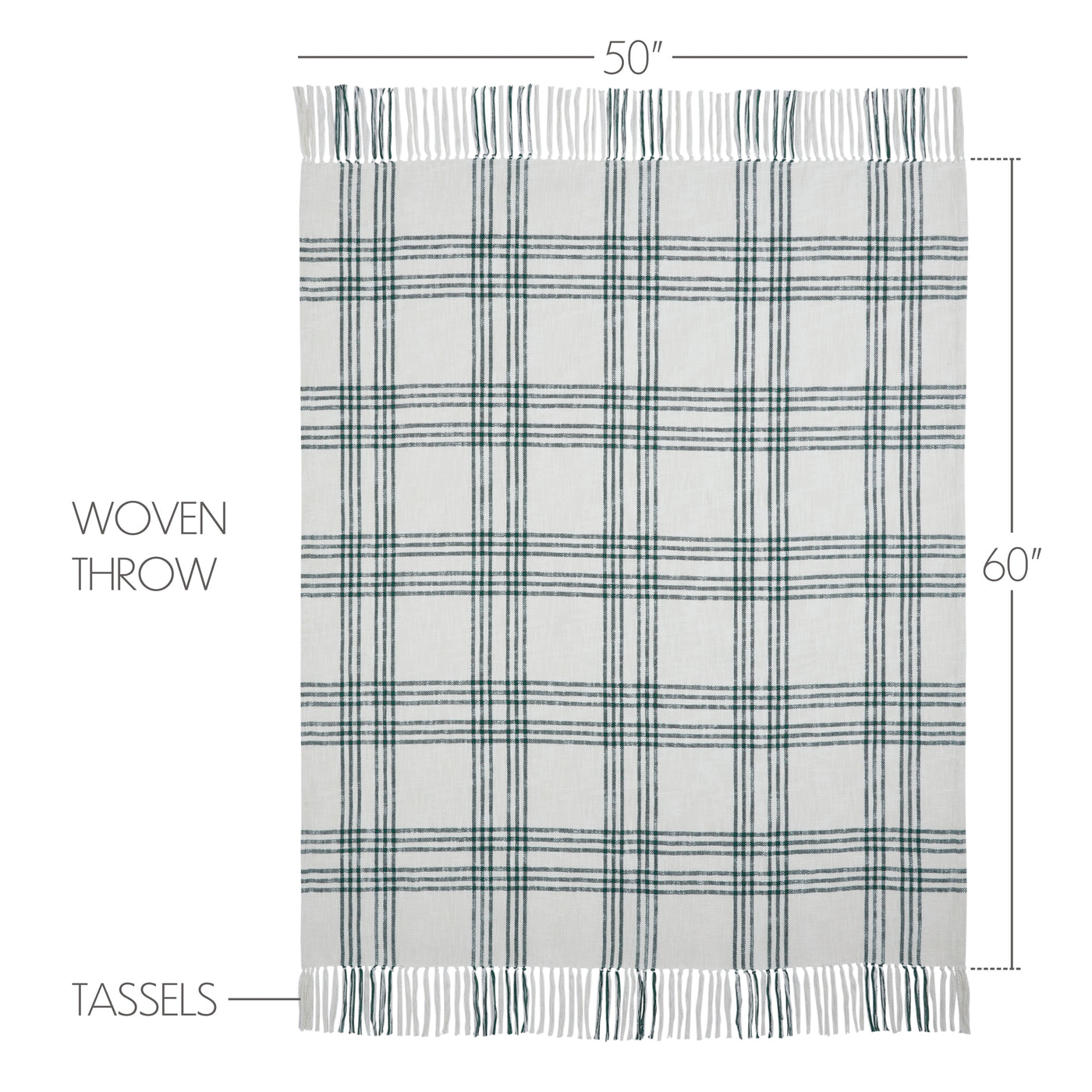 Pine Grove Plaid Woven Throw 50" x 60"