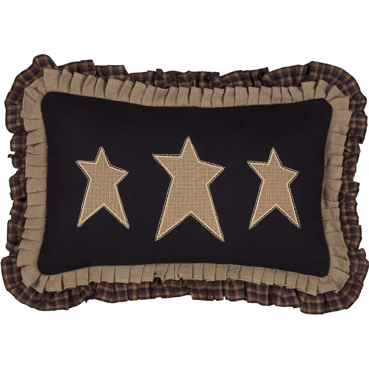 Heritage Farms Primitive Stars Pillow 14'' x 22''