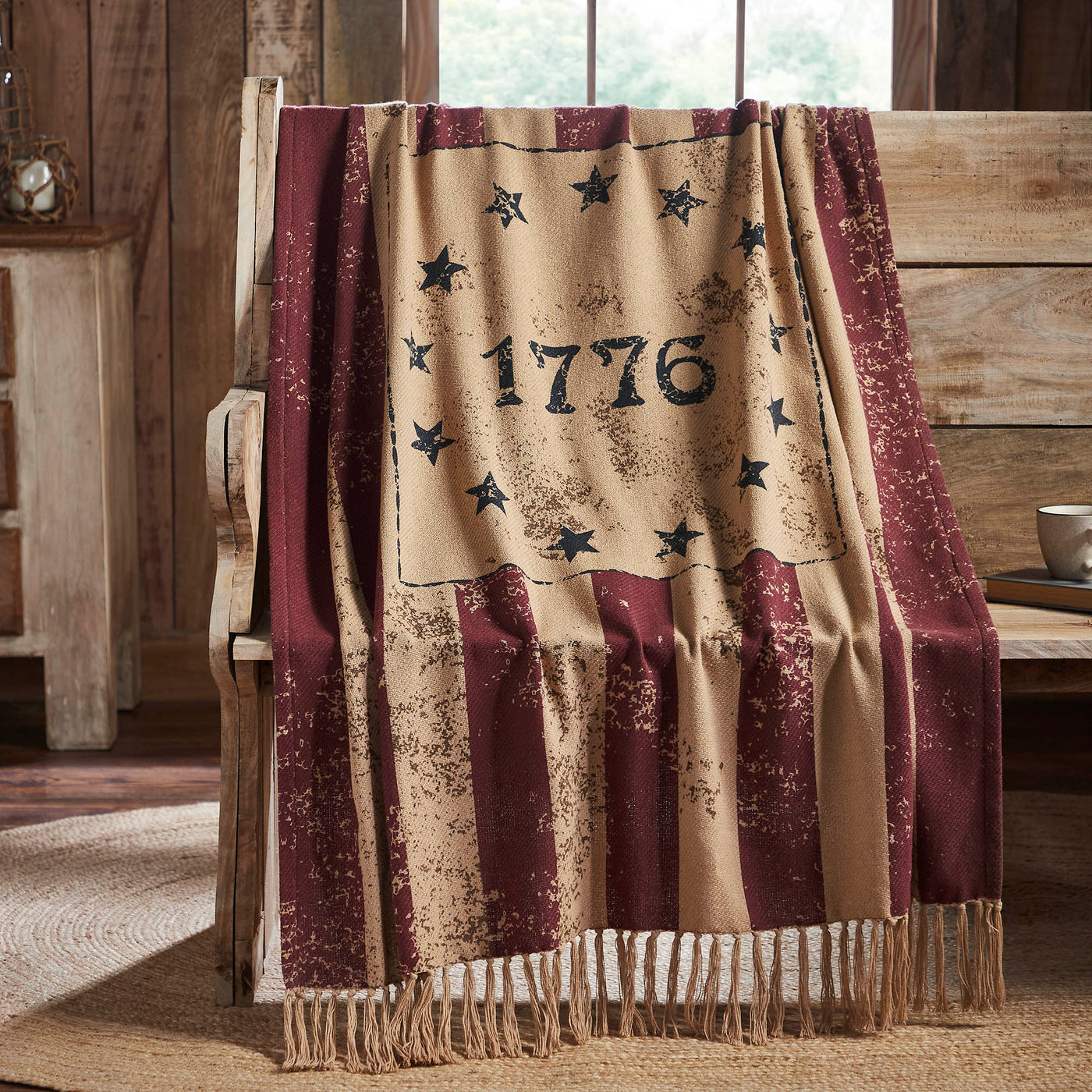 My Country 1776 Woven Throw 50" x 60"