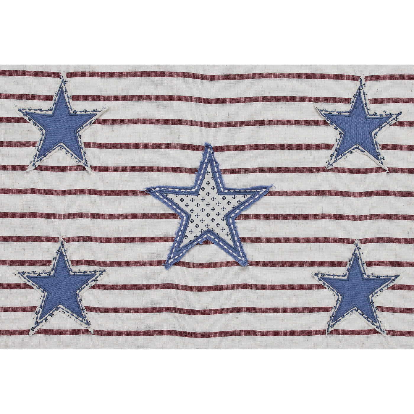 Americana Celebration Star Applique Accent Pillow