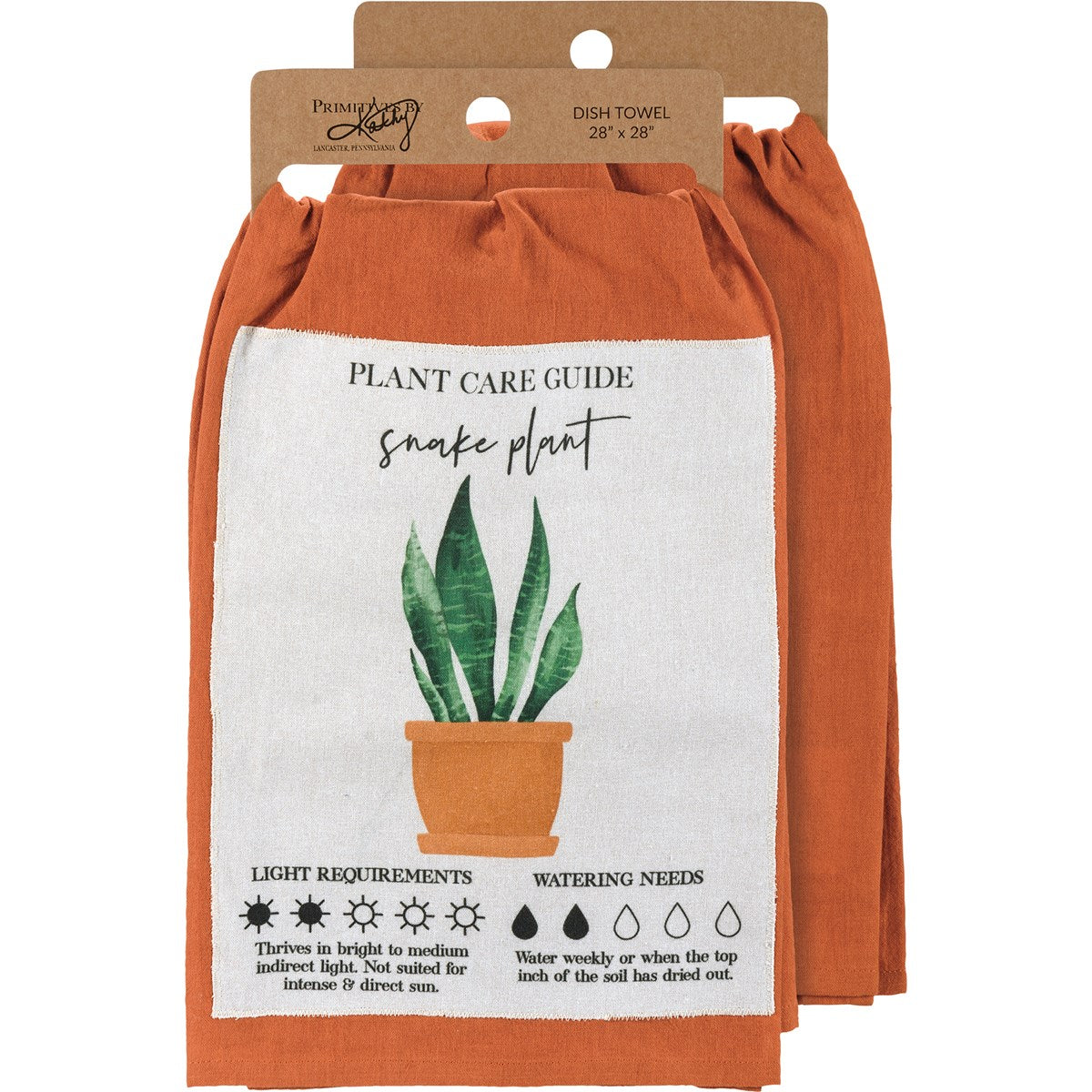 Surprise Me Sale 🤭 Snake Plant Guide Houseplants Kitchen Towel