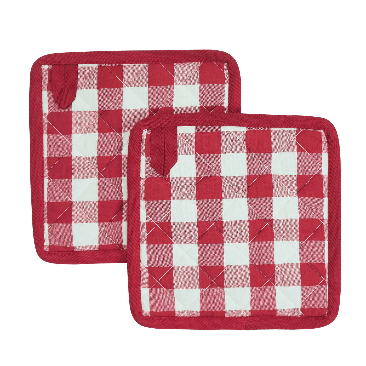 Set of 2 Annie Buffalo Check Red Pot Holders