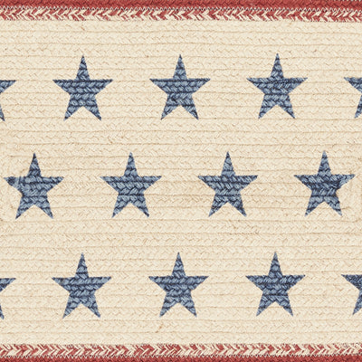 Celebration Americana Half Circle Jute Rug
