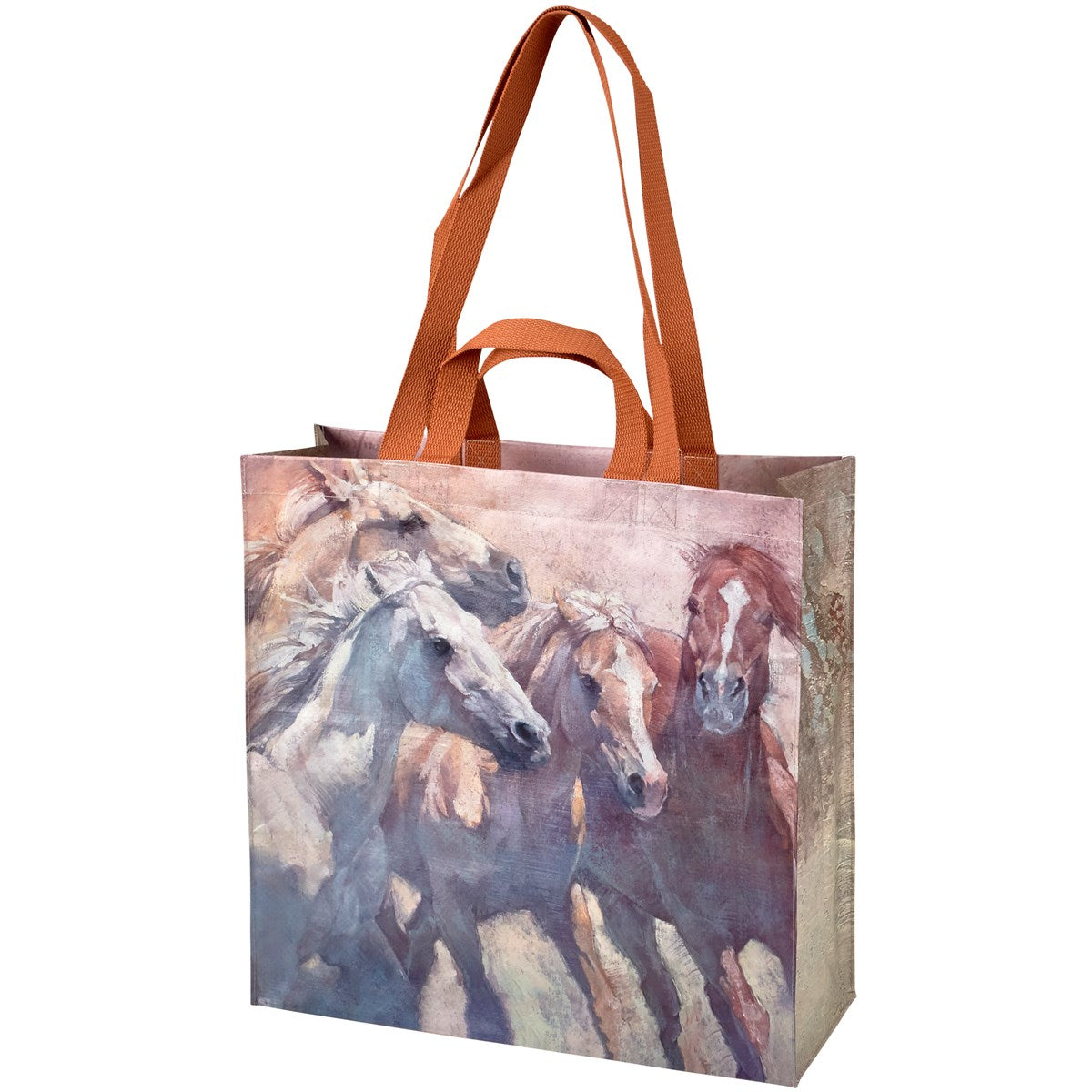 💙 Western Horses Reusable Market Tote