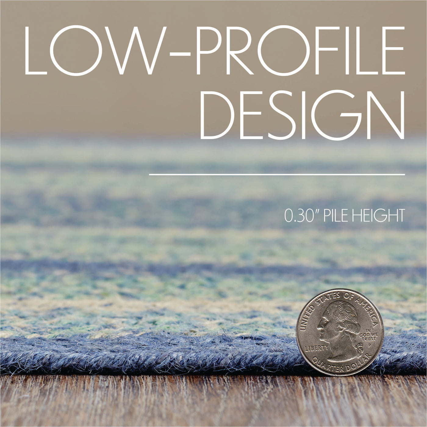 Jolie Jute Rug Oval with Pad 36" x 60"