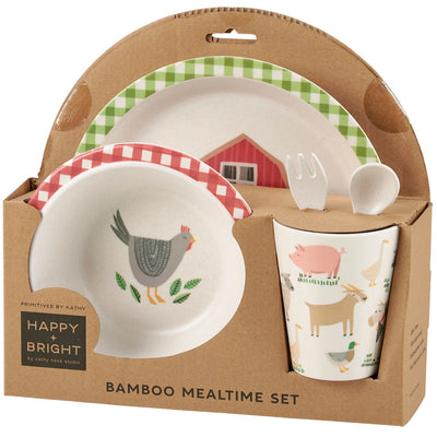 Set of 3 Little Farm Children Meal Set