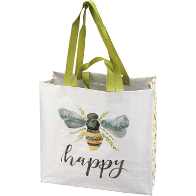 Bee Happy Reuseable Market Tote