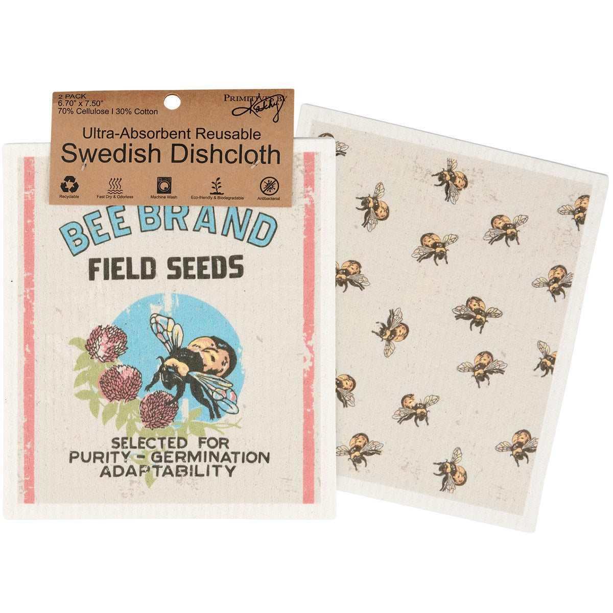Bee Brand Swedish Dishcloth Set